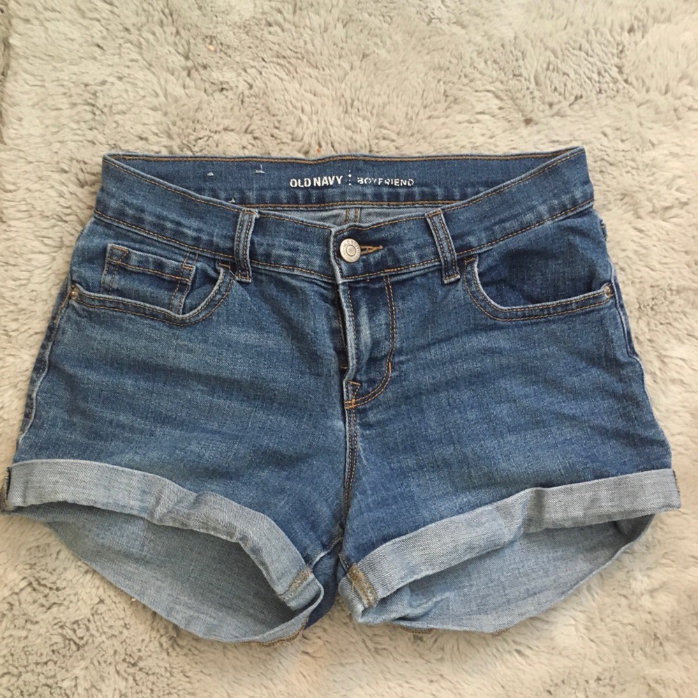 Old Navy boyfriend jean shorts